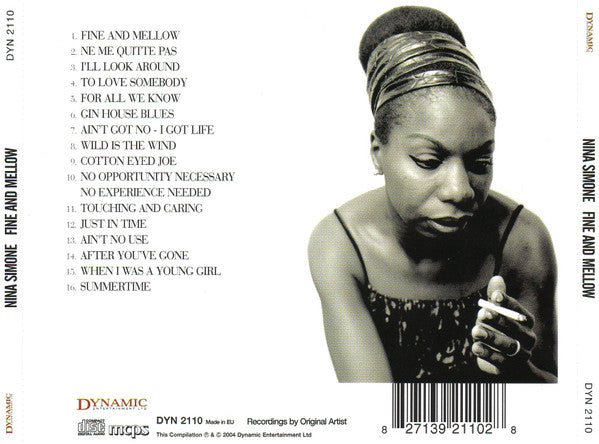 Nina Simone – Fine And Mellow (Used) (Mint Condition) CD