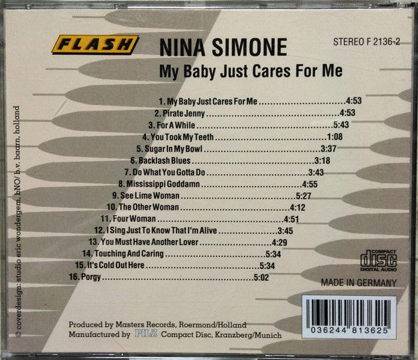 Nina Simone – My Baby Just Cares For Me (Used) (Mint Condition) CD