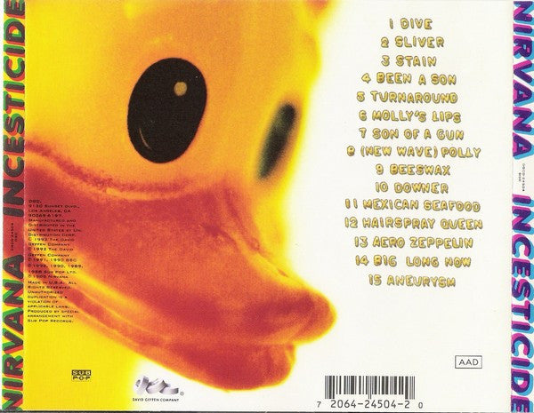 Nirvana – Incesticide (Used) (Mint Condition) CD