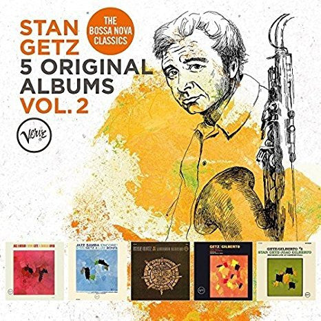 Stan Getz - 5 Original Albums, Vol. 2 (Used) (Mint Condition) - CD
