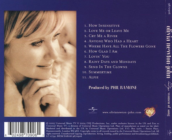 Olivia Newton-John – Indigo - Women Of Song (Used) (Mint Condition) CD