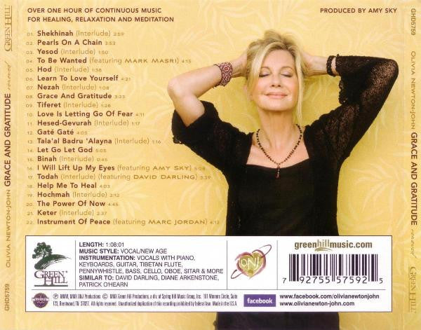 Olivia Newton-John – Grace And Gratitude Renewed (Used) (Mint Condition) CD