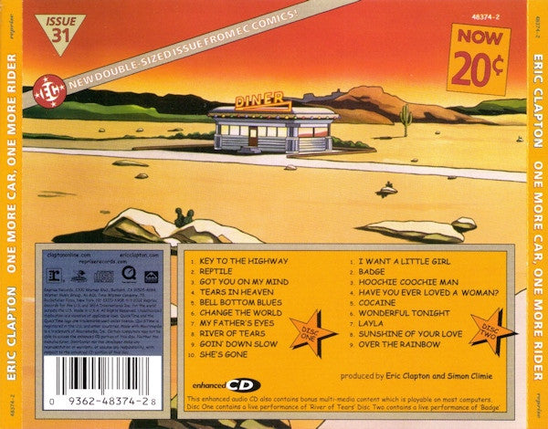 Eric Clapton – One More Car, One More Rider 2 Discs (Used) (Mint Condition)