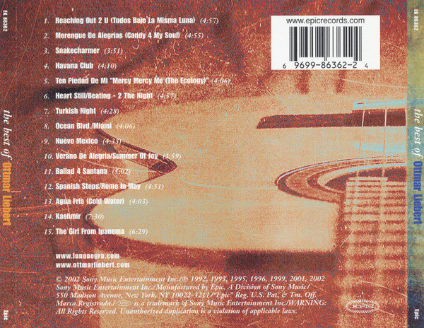 Ottmar Liebert – The Best Of Ottmar Liebert (Used) (Mint Condition) CD