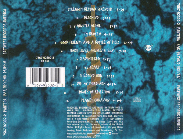 Pantera – Far Beyond Driven (Used) (Mint Condition)
