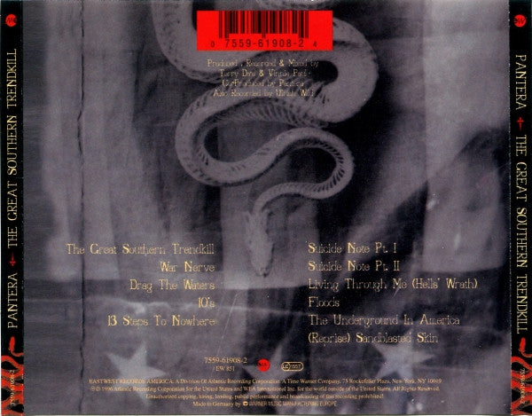 Pantera – The Great Southern Trendkill (Used) (Mint Condition)