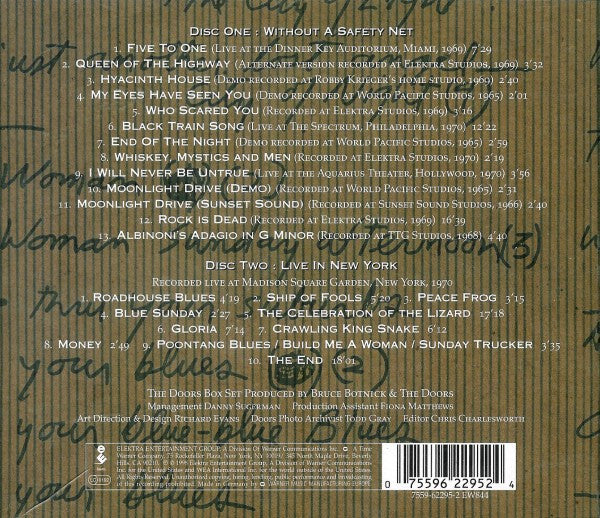 The Doors - Box Set Parts 1 & 2  (4 Discs) (Used) (Mint Condition)