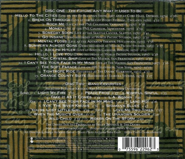 The Doors - Box Set Parts 1 & 2  (4 Discs) (Used) (Mint Condition)