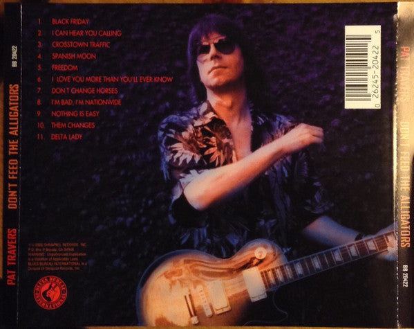 Pat Travers – Don't Feed The Alligators (Used) (Mint Condition) CD