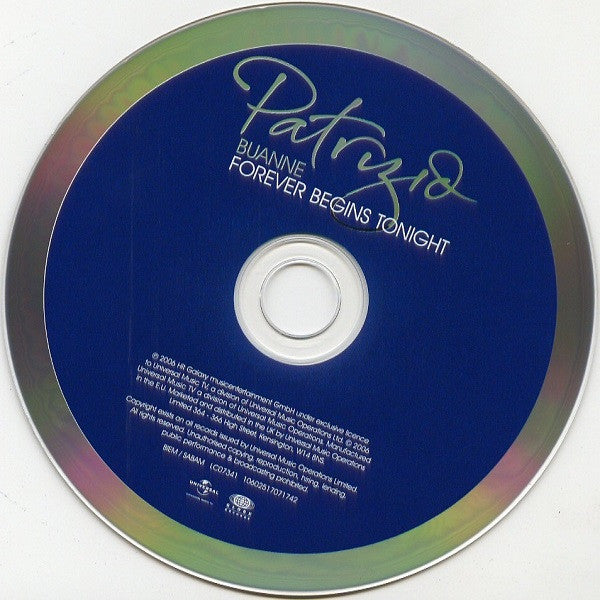 Patrizio Buanne – Forever Begins Tonight (Used) (Mint Condition) CD