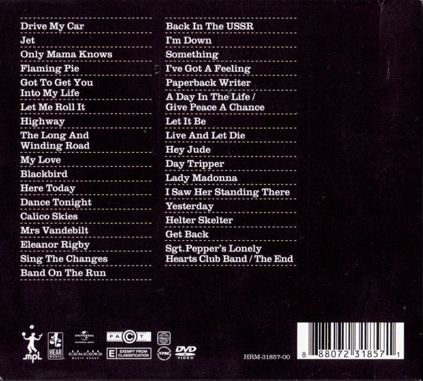 Paul McCartney – Good Evening New York City - 2 Discs (Used) (Mint Condition) CD