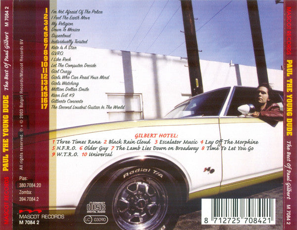 Paul Gilbert – Paul The Young Dude: The Best Of Paul Gilbert 2 Discs (Used) (Mint Condition) CD