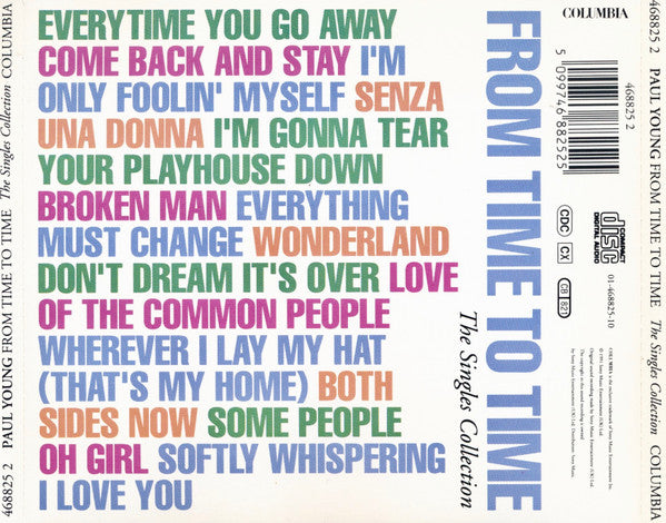 Paul Young – From Time To Time (The Singles Collection) (Used) (Mint Condition)