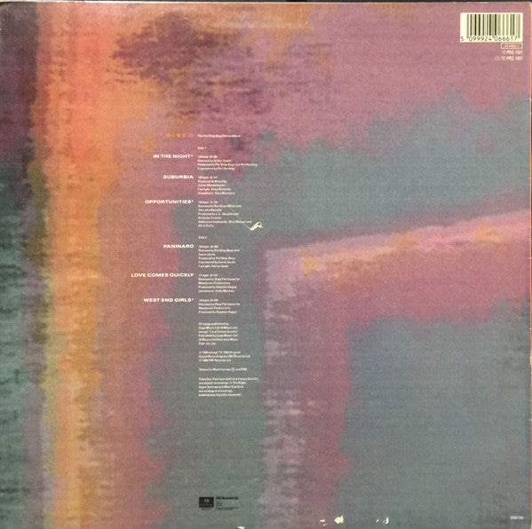Pet Shop Boys – Disco (Used) (Mint Condition) Vinyl