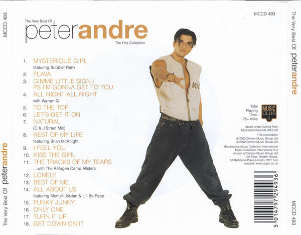 Peter Andre – The Very Best Of Peter Andre - The Hits Collection (Used) (Mint Condition) CD