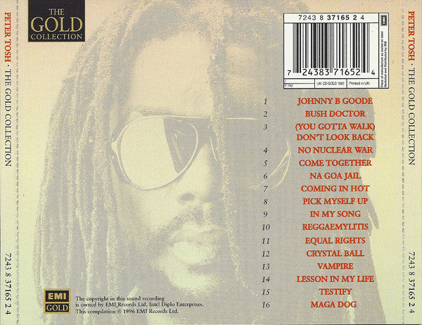 Peter Tosh - The Gold Collection (Used) (Mint Condition) CD