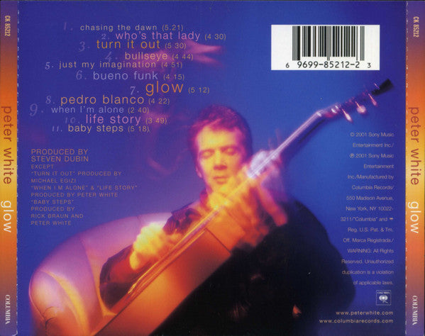 Peter White – Glow (Used) (Mint Condition) CD