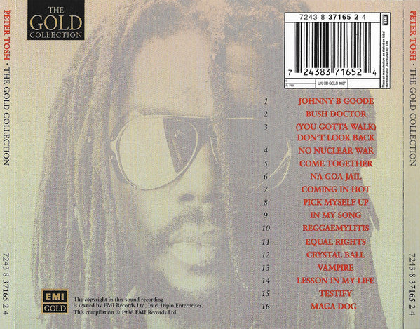 Peter Tosh – The Gold Collection (Used) (Mint Condition) CD