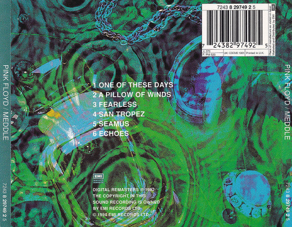 Pink Floyd – Meddle (Used) (Mint Condition) CD