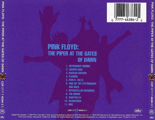 Pink Floyd – The Piper At The Gates Of Dawn (Used) (Mint Condition) CD