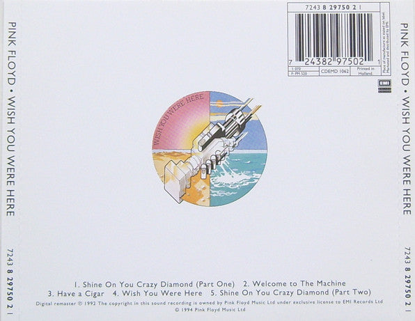 Pink Floyd – Wish You Were Here (Used) (Mint Condition)