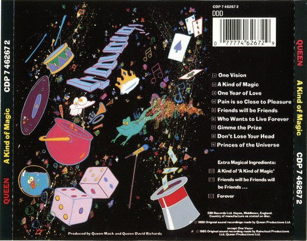 Queen – A Kind Of Magic (Used) (Mint Condition) CD