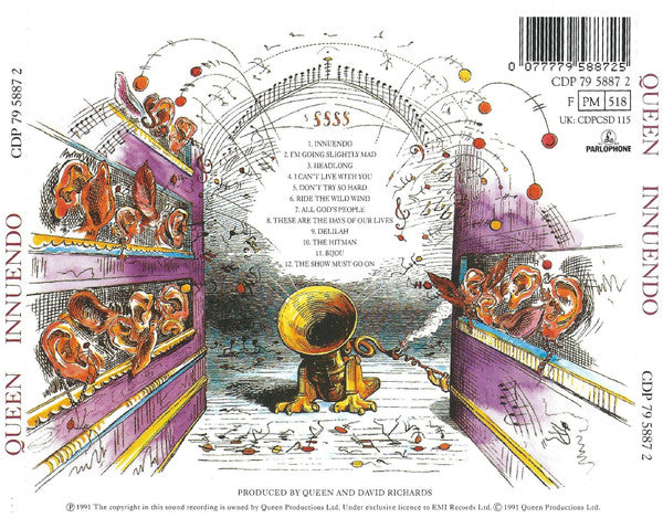 Queen – Innuendo (Used) (Mint Condition) CD
