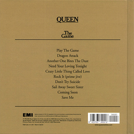Queen – The Game (Used) (Mint Condition) CD