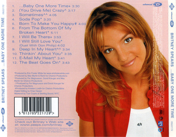 Britney Spears - …Baby One More Time (Used) (Mint Condition)