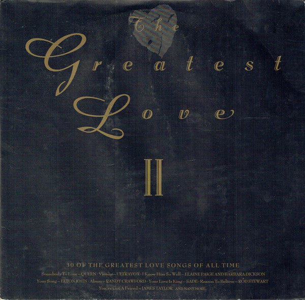 Various - The Greatest Love II (Used) (Mint Condition) - Vinyl