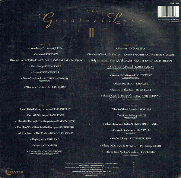 Various - The Greatest Love II (Used) (Mint Condition) - Vinyl