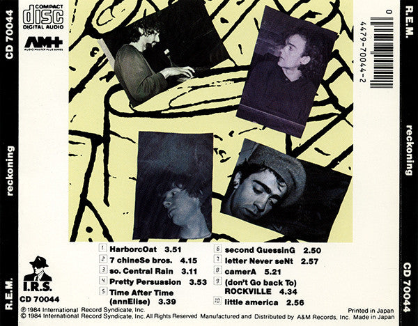 R.E.M. – Reckoning (Used) (Mint Condition) CD