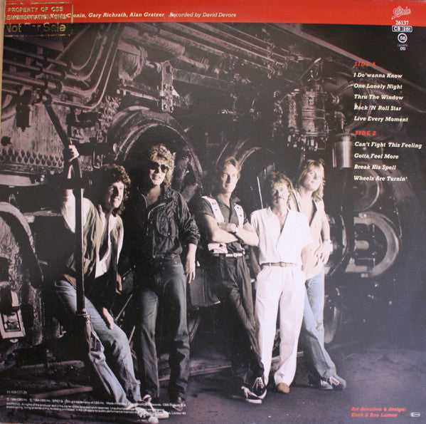 REO Speedwagon – Wheels Are Turnin' (Used) (Mint Condition) - Vinyl
