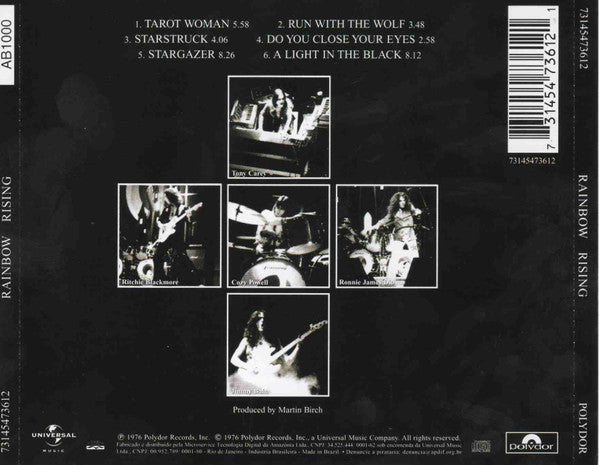 Rainbow – Rainbow Rising (Used) (Mint Condition) CD