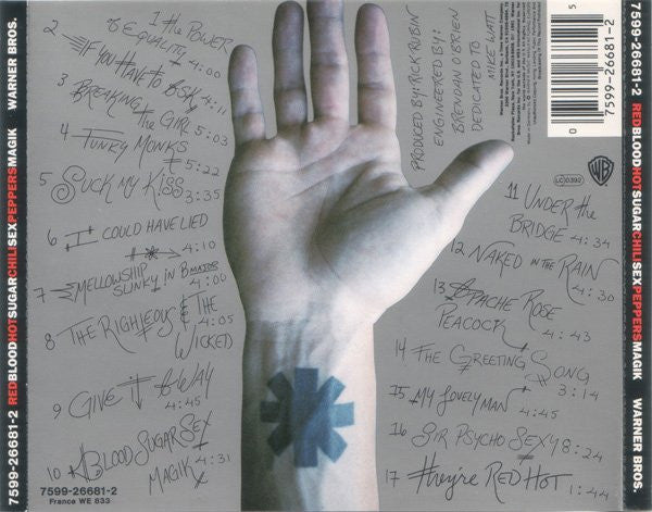 Red Hot Chili Peppers – Blood Sugar Sex Magik (Used) (Mint Condition) CD