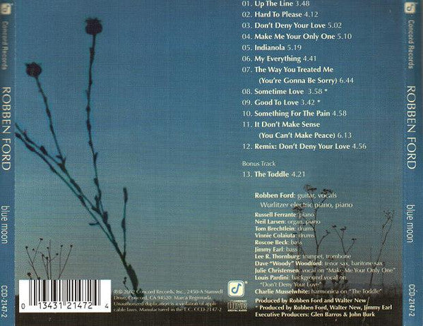 Robben Ford – Blue Moon (Used) (Mint Condition) CD