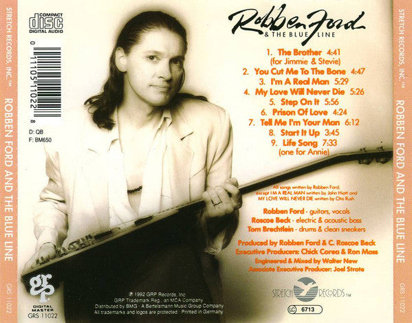 Robben Ford & The Blue Line – Robben Ford & The Blue Line (Used) (Mint Condition) CD