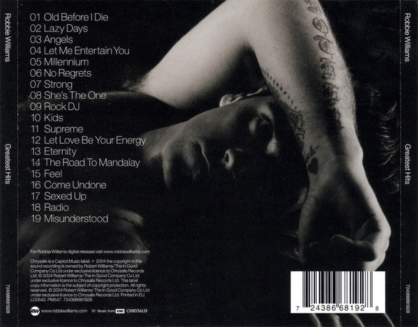Robbie Williams – Greatest Hits (Used) (Mint Condition) CD