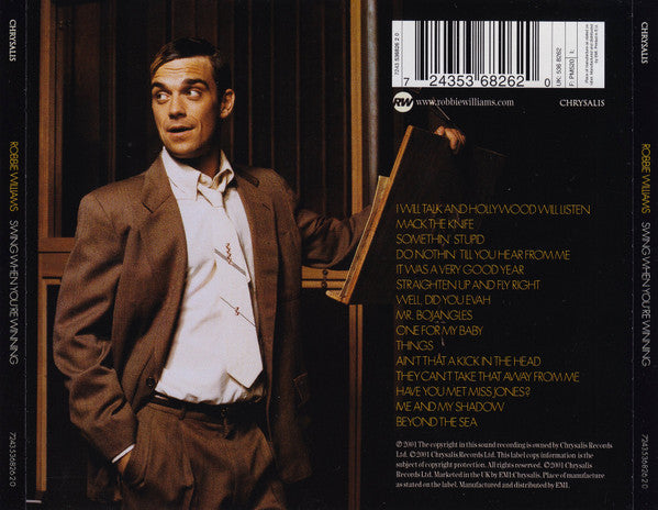 Robbie Williams – Swing When You're Winning (Used) (Mint Condition) CD