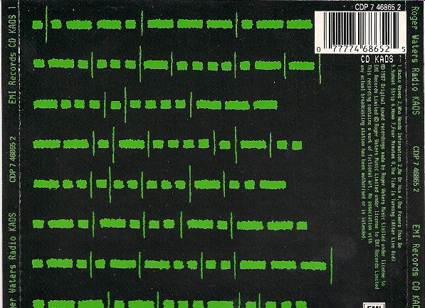 Roger Waters – Radio K.A.O.S. (Used) (Mint Condition)