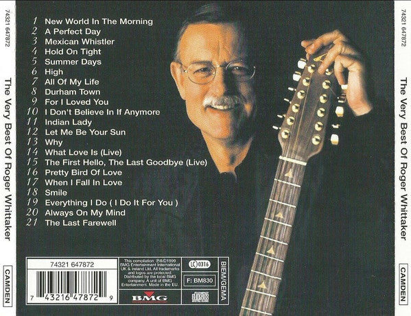 Roger Whittaker – All Of My Life (The Very Best Of Roger Whittaker)  (Used) (Mint Condition) CD