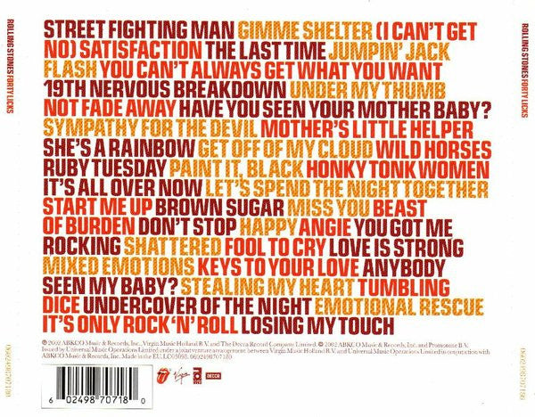 Rolling Stones – Forty Licks - 2 Discs (Used) (Mint Condition) CD