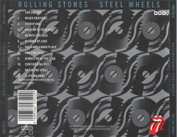 Rolling Stones* – Steel Wheels (Used) (Mint Condition) CD