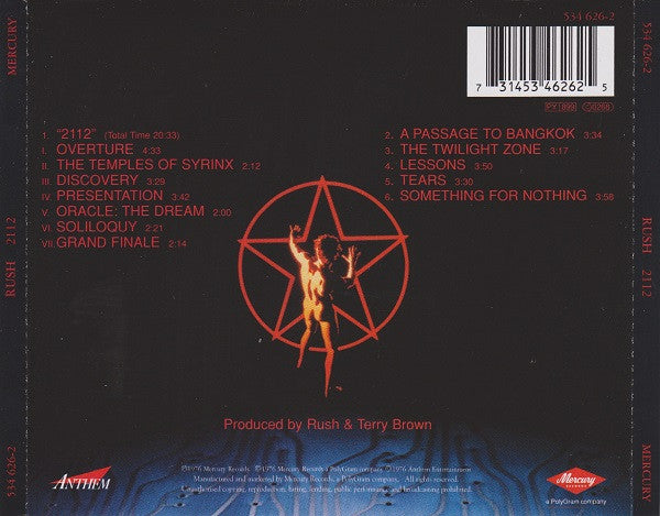 Rush – 2112 (Used) (Mint Condition) CD