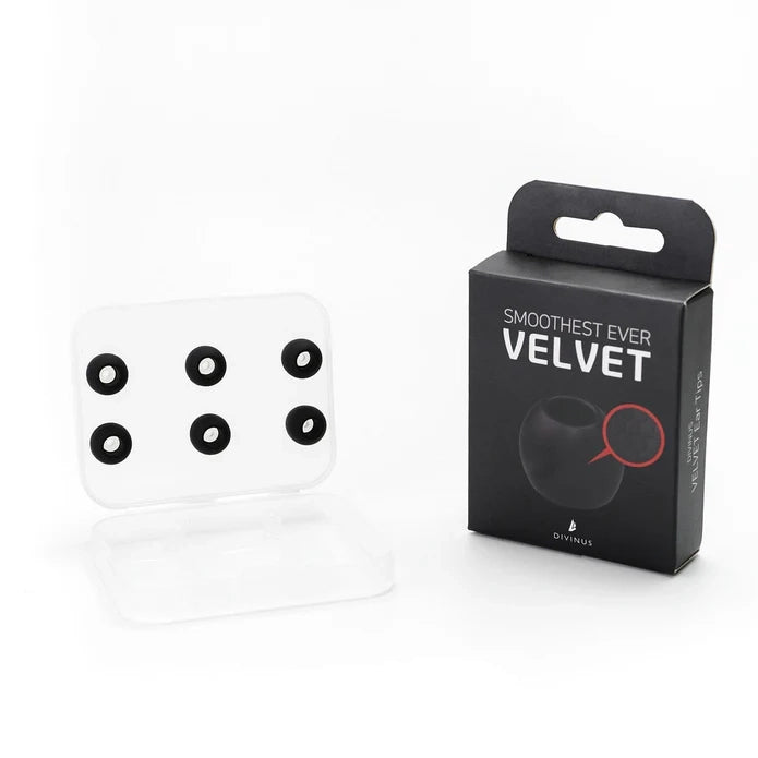 DIVINUS Velvet Silicone Eartips For 3-5mm Nozzle (1 Pair)