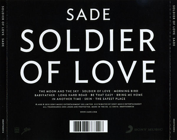 Sade – Soldier Of Love (Used) (Mint Condition) CD