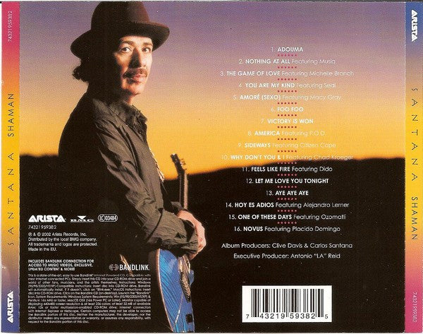 Santana – Shaman (Used) (Mint Condition)