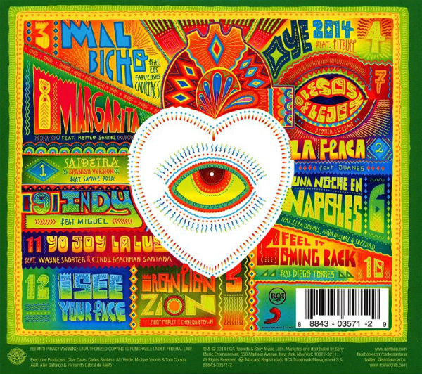 Santana – Corazón (Used) (Mint Condition) CD