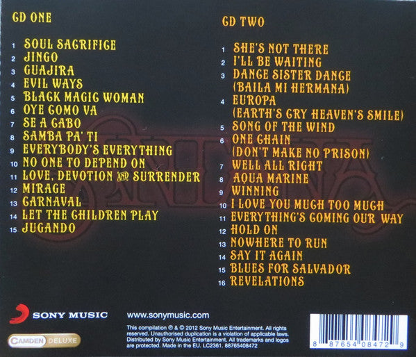Santana – The Collection 2 Discs (Used) (Mint Condition) CD