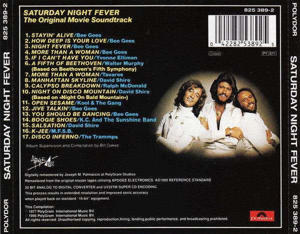 Various - Saturday Night Fever (The Original Movie Sound Track) (Used) (Mint Condition)